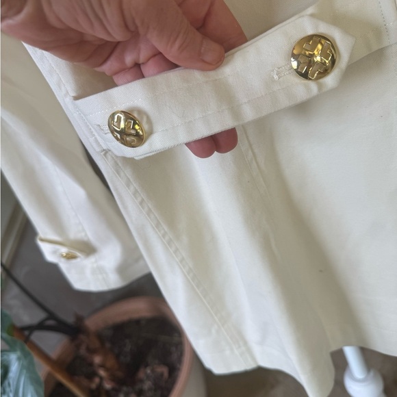 LINEA by LOUIS DELL’ OLIO ladies, off-white, long sleeve blazer, medium - Picture 11 of 14